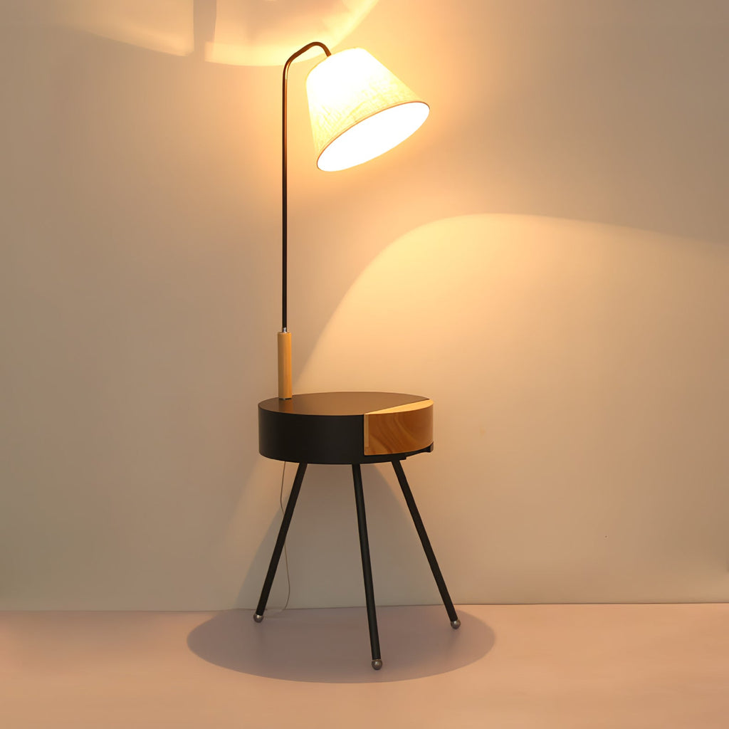 Tripod Fabric Reading Floor Light, Floor Lamp, detail 19