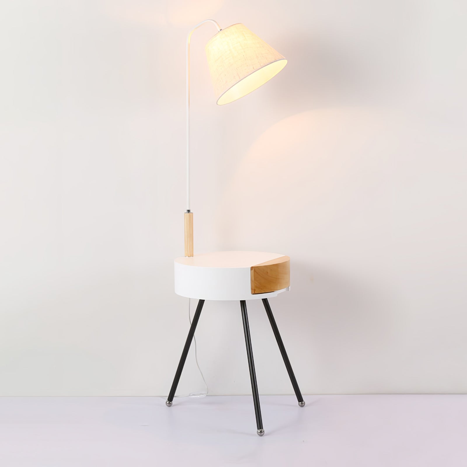 Tripod Fabric Reading Floor Light, Floor Lamp, detail 35