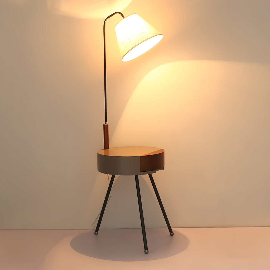 Tripod Fabric Reading Floor Light, Floor Lamp, detail 22