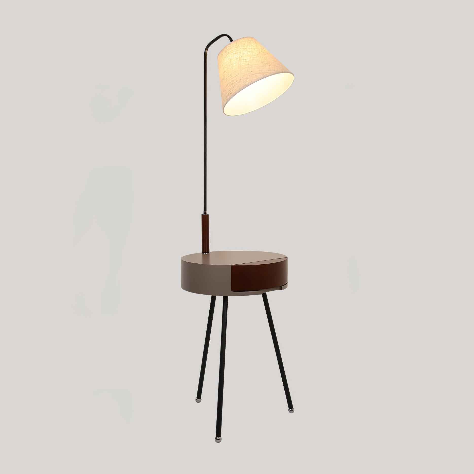 Tripod Fabric Reading Floor Light, Floor Lamp, detail 23