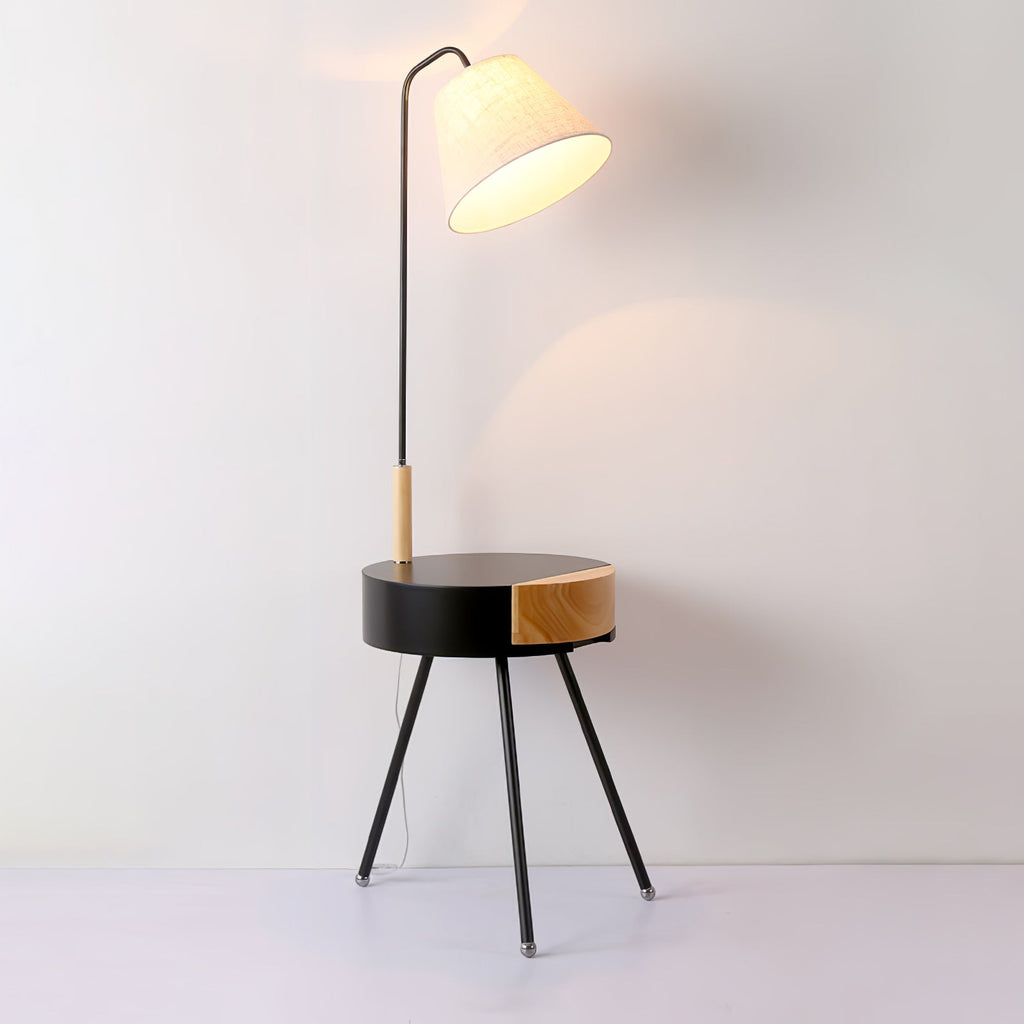 Tripod Fabric Reading Floor Light, Floor Lamp, detail 34
