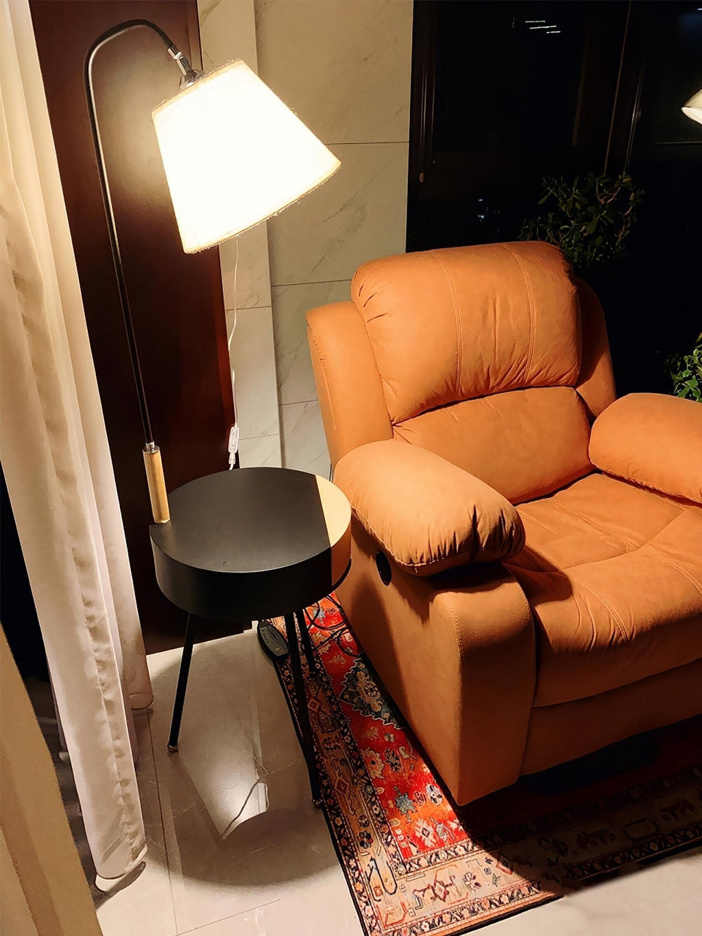Tripod Fabric Reading Floor Light, Floor Lamp, detail 29