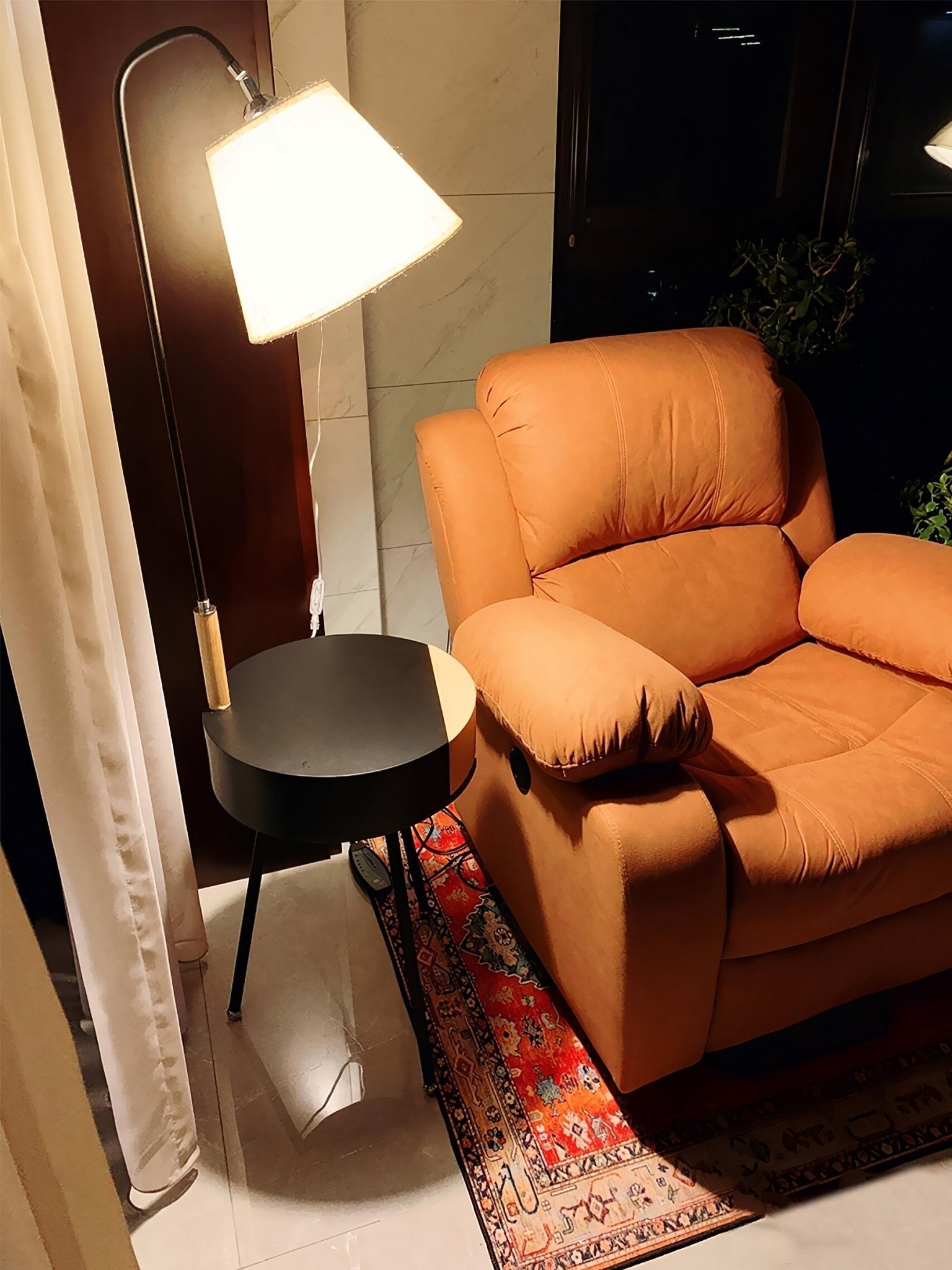 Tripod Fabric Reading Floor Light, Floor Lamp, detail 29