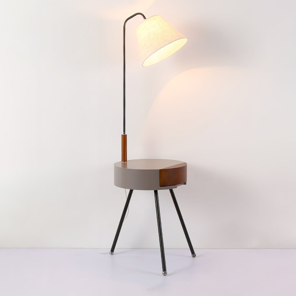 Tripod Fabric Reading Floor Light, Floor Lamp, detail 36