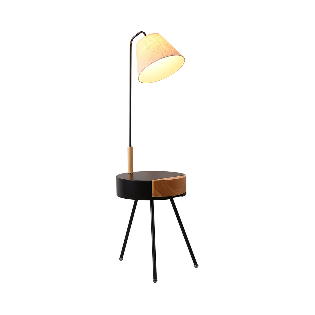 Tripod Fabric Reading Floor Light, Floor Lamp, detail 10
