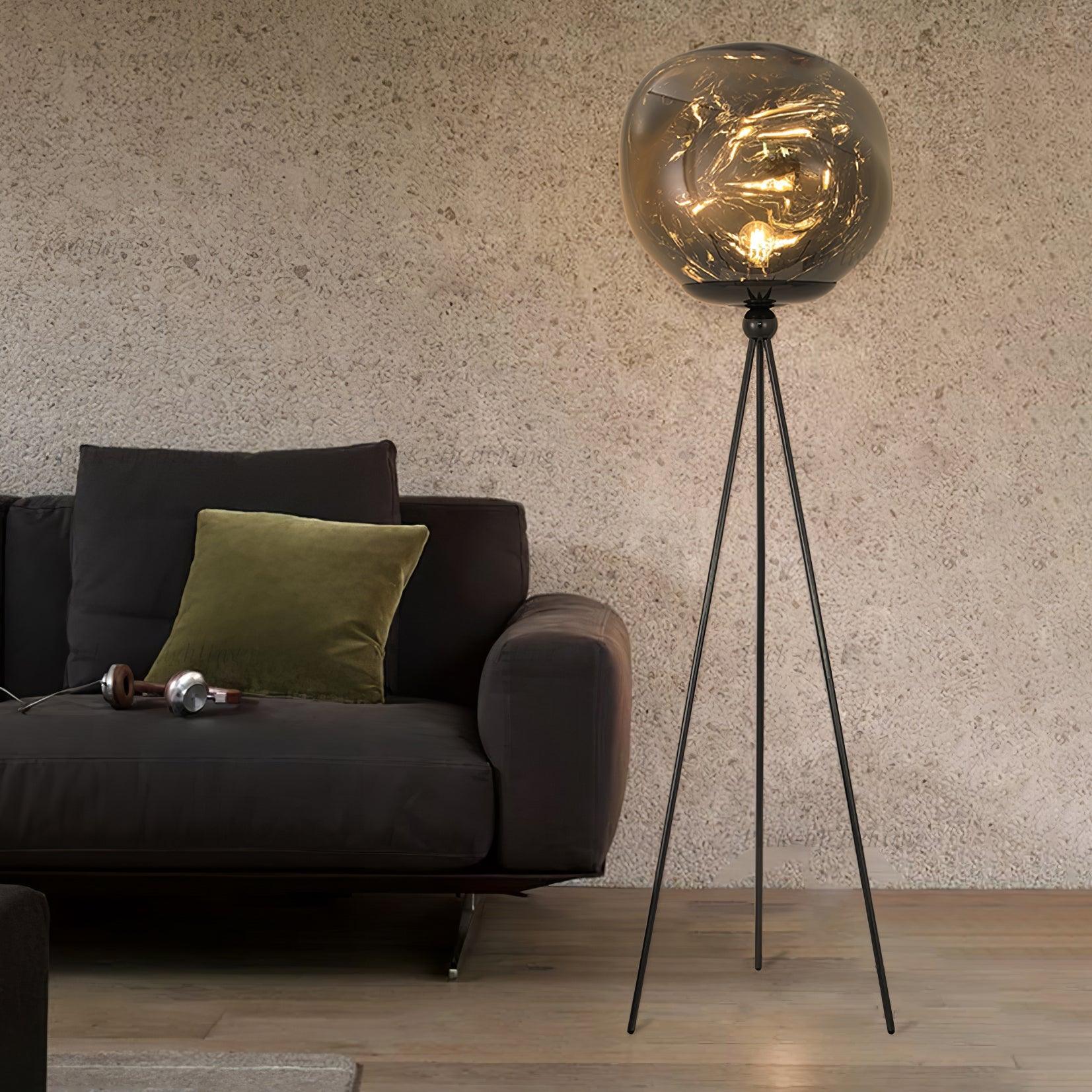 Lava Tripod Rock Floor Light, Floor Lamp, detail 5