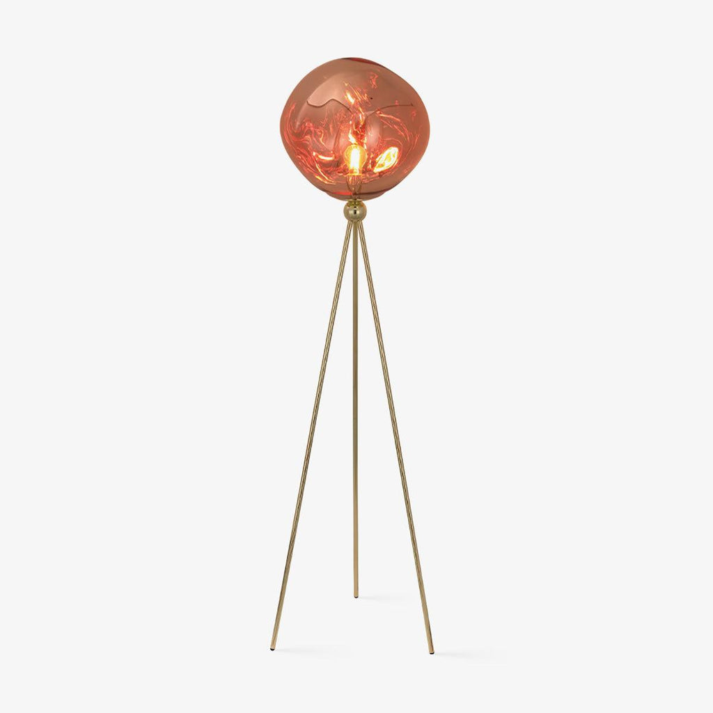Lava Tripod Rock Floor Light, Floor Lamp, Metal, ∅ 19.3″ x H 62.2″