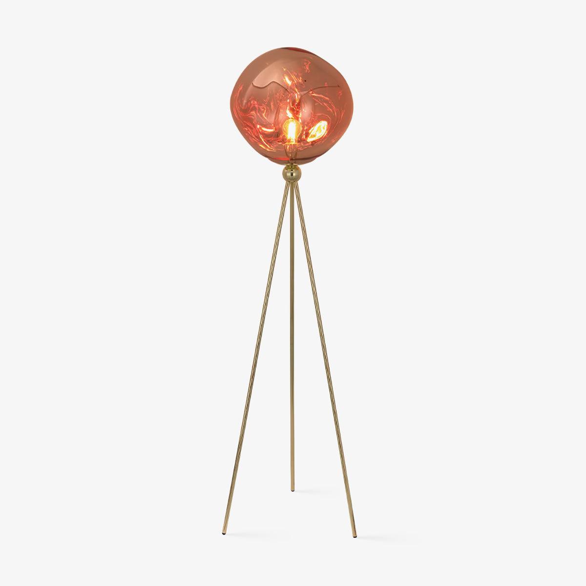 Lava Tripod Rock Floor Light, Floor Lamp, Metal, ∅ 19.3″ x H 62.2″