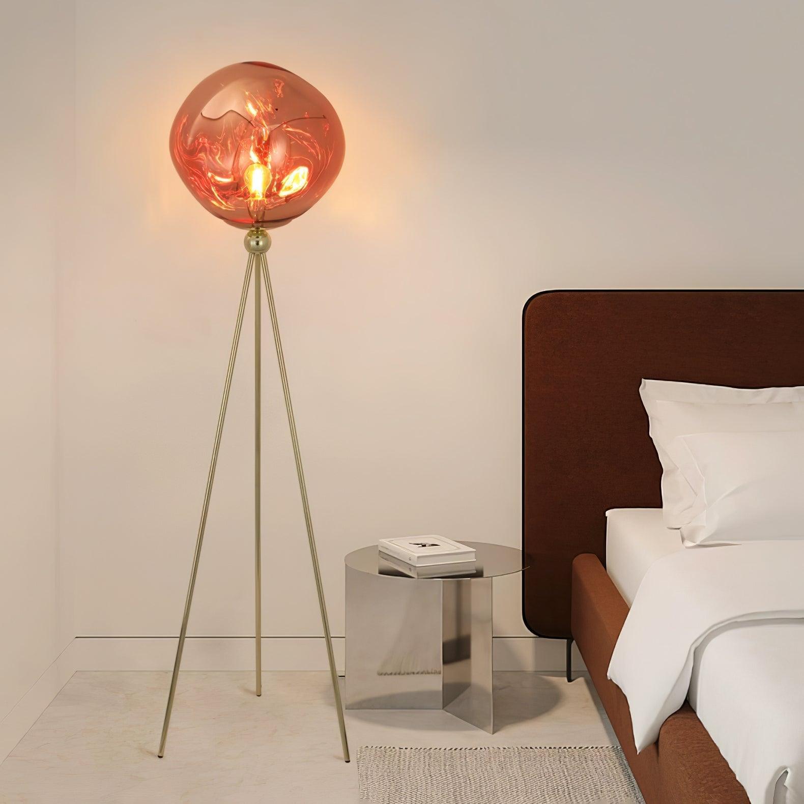 Lava Tripod Rock Floor Light, Floor Lamp, detail 2