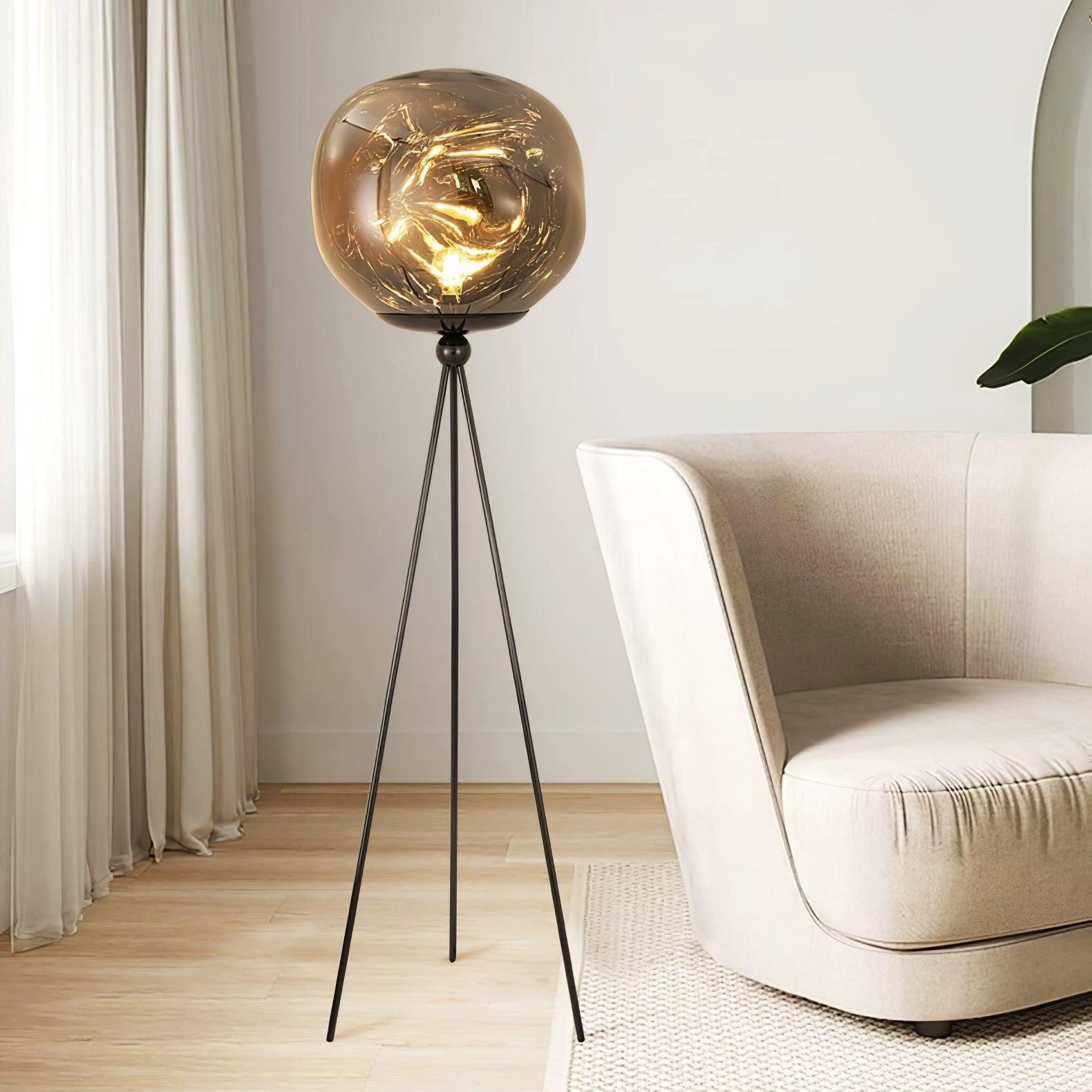 Lava Tripod Rock Floor Light, Floor Lamp, detail 3