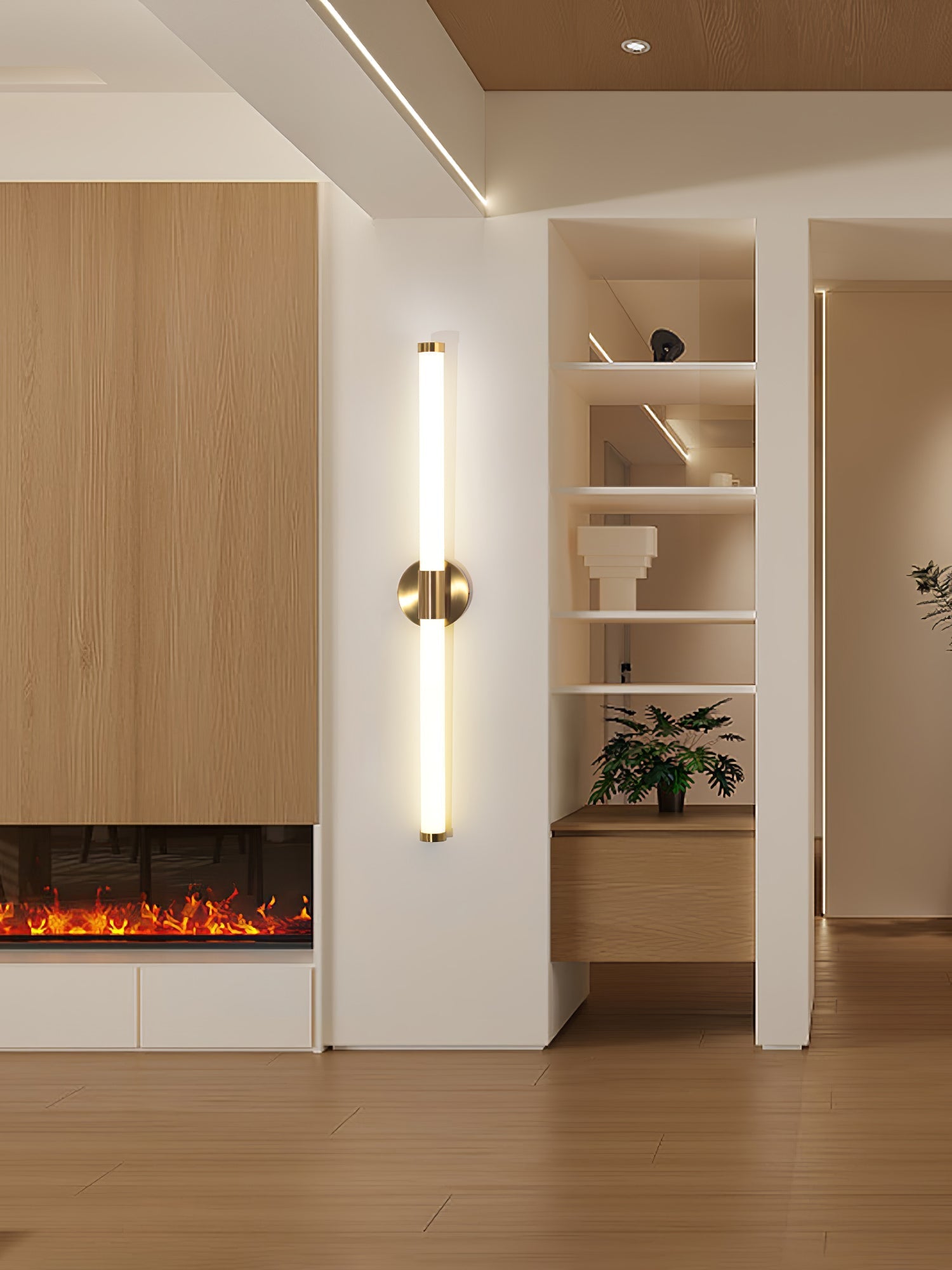 Tubo Linear LED Wall Light Wall Light, Hardwired Wall Sconce, detail 10