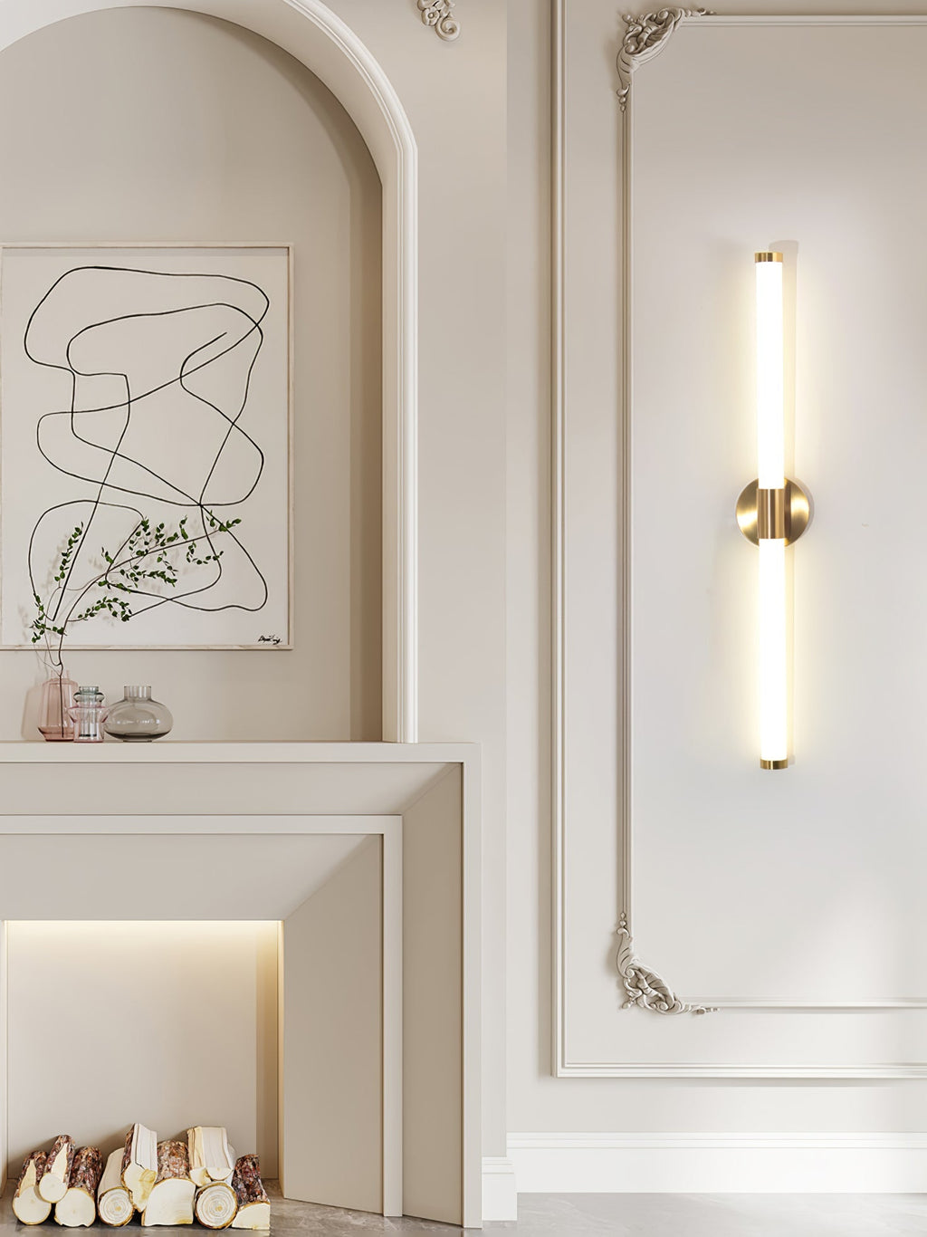 Tubo Linear LED Wall Light Wall Light, Hardwired Wall Sconce, detail 15