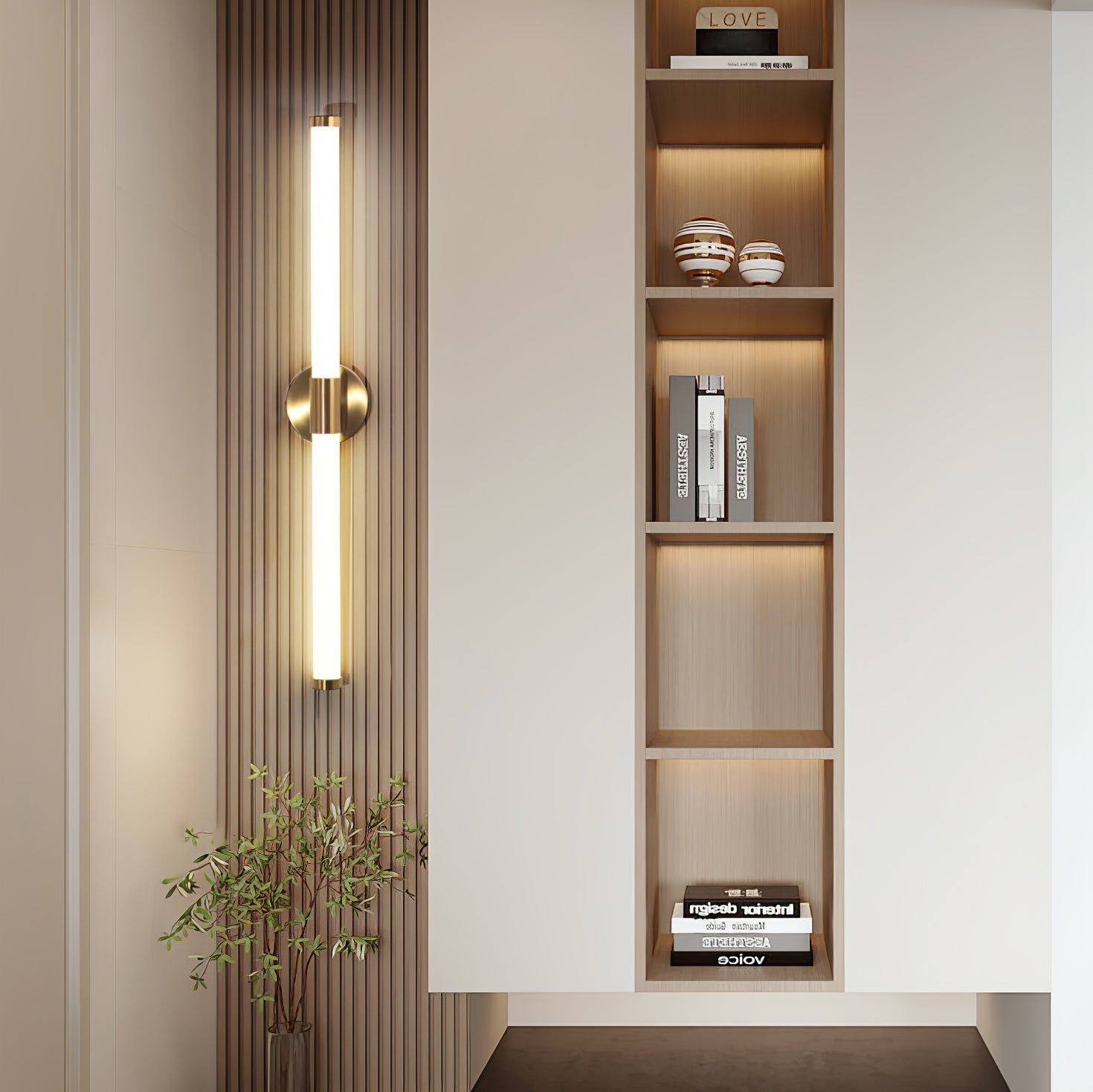 Tubo Linear LED Wall Light Wall Light, Hardwired Wall Sconce, detail 18