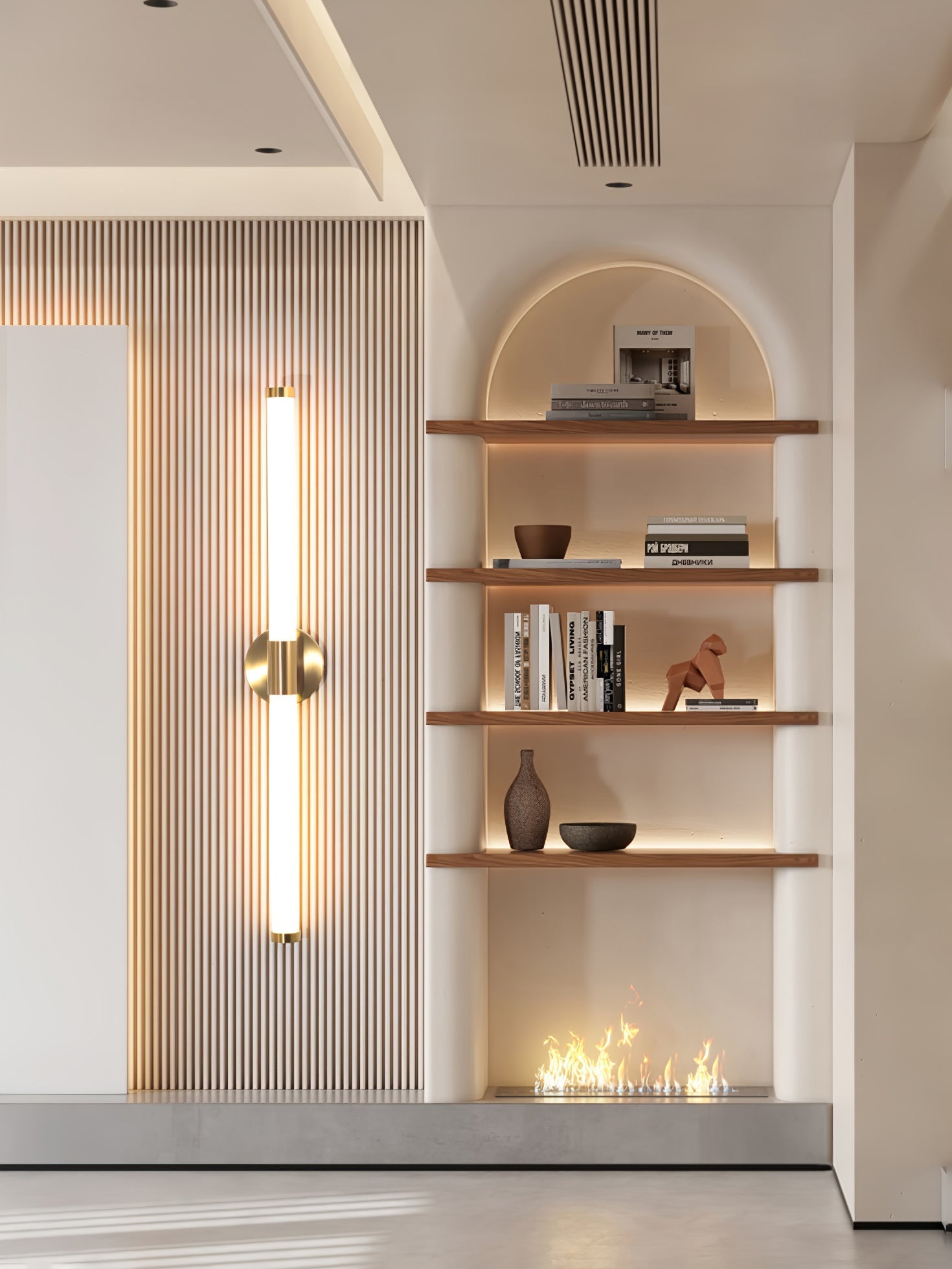 Tubo Linear LED Wall Light Wall Light, Hardwired Wall Sconce, detail 21