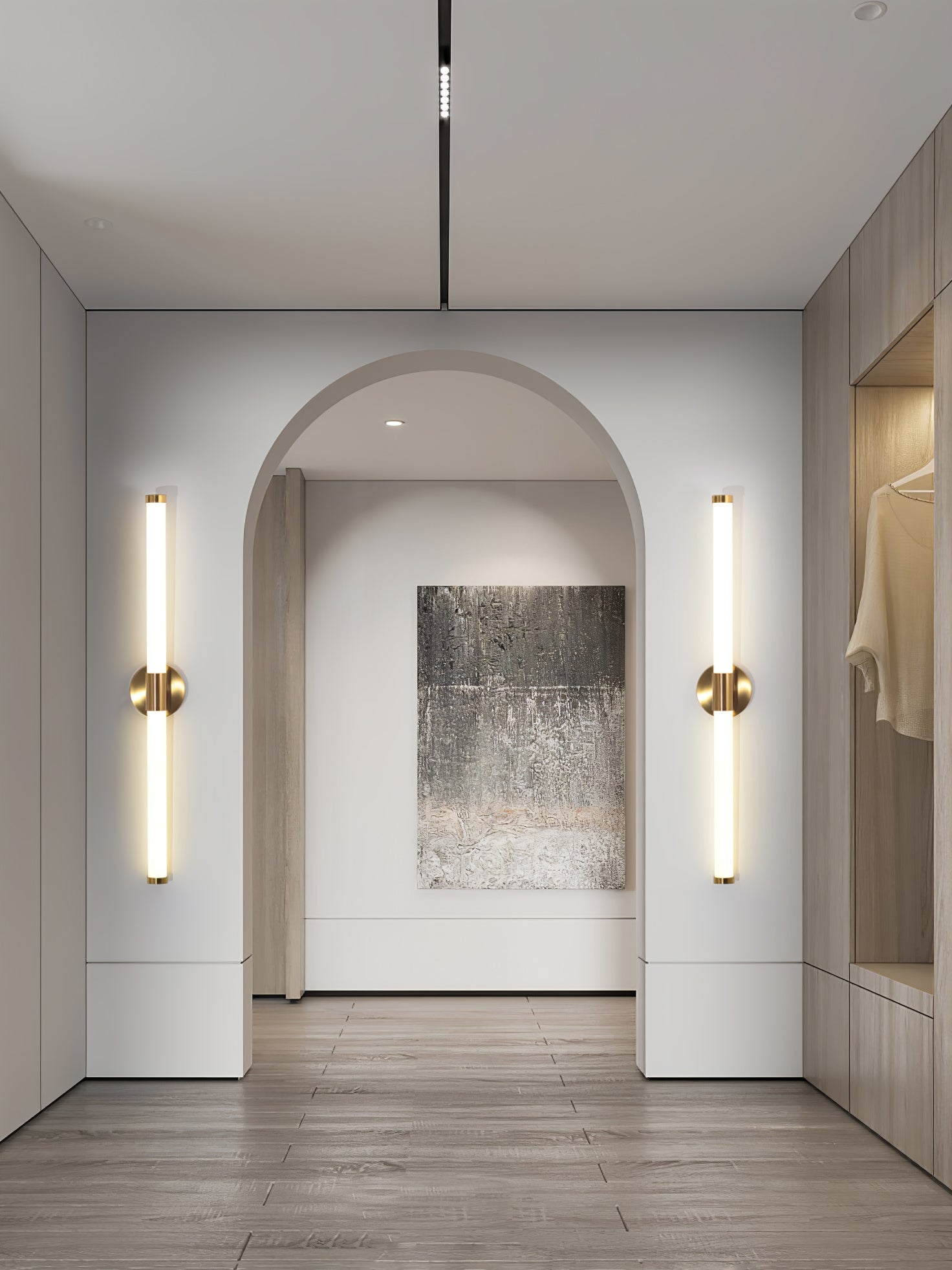 Tubo Linear LED Wall Light Wall Light, Hardwired Wall Sconce, detail 8