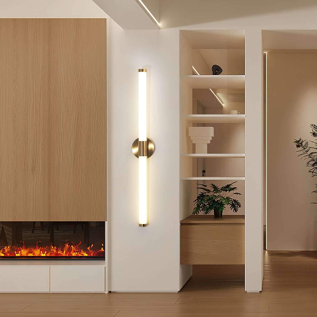 Tubo Linear LED Wall Light Wall Light, Hardwired Wall Sconce, detail 3