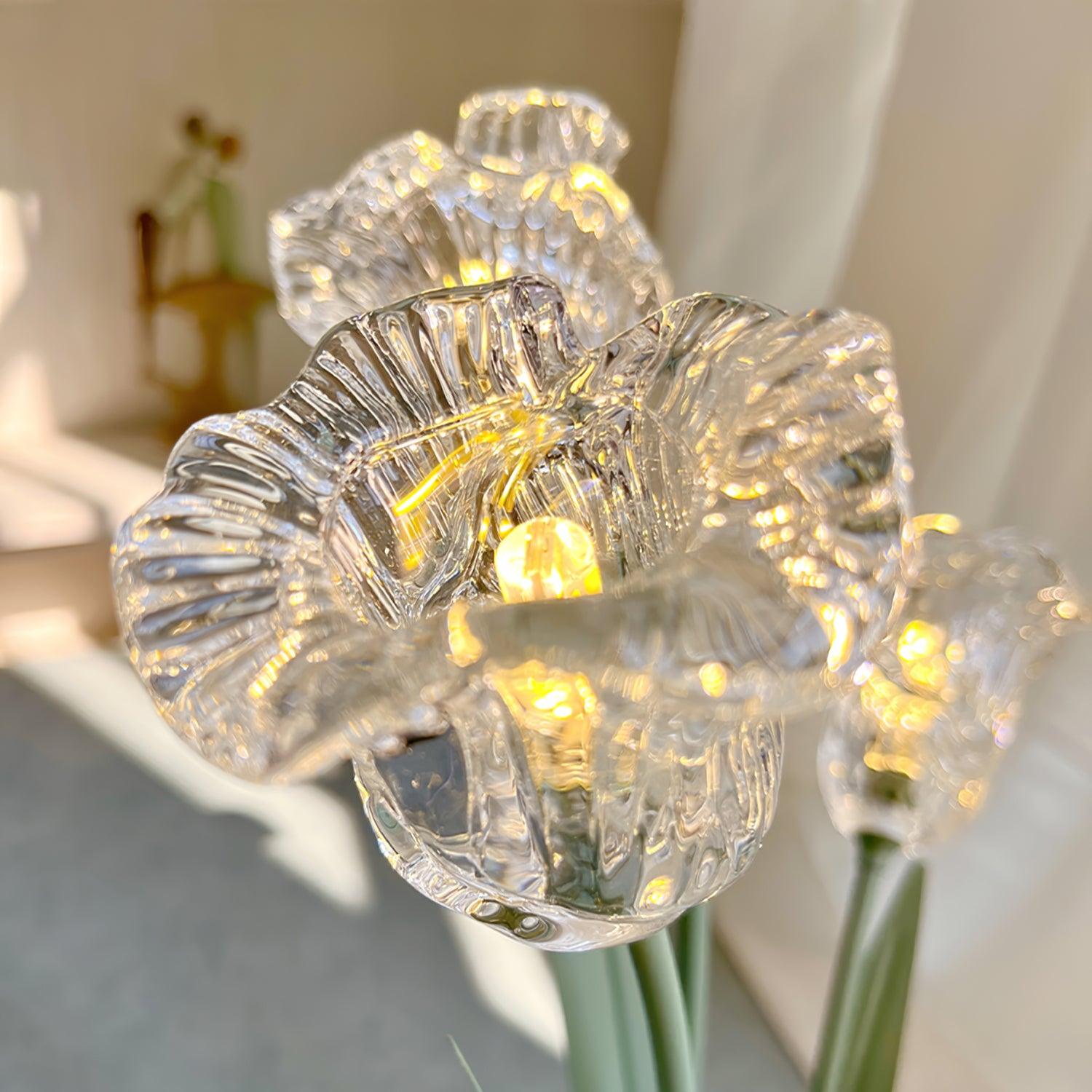 Tulip Flower Table Light, Bedside Table Lamp, detail 5