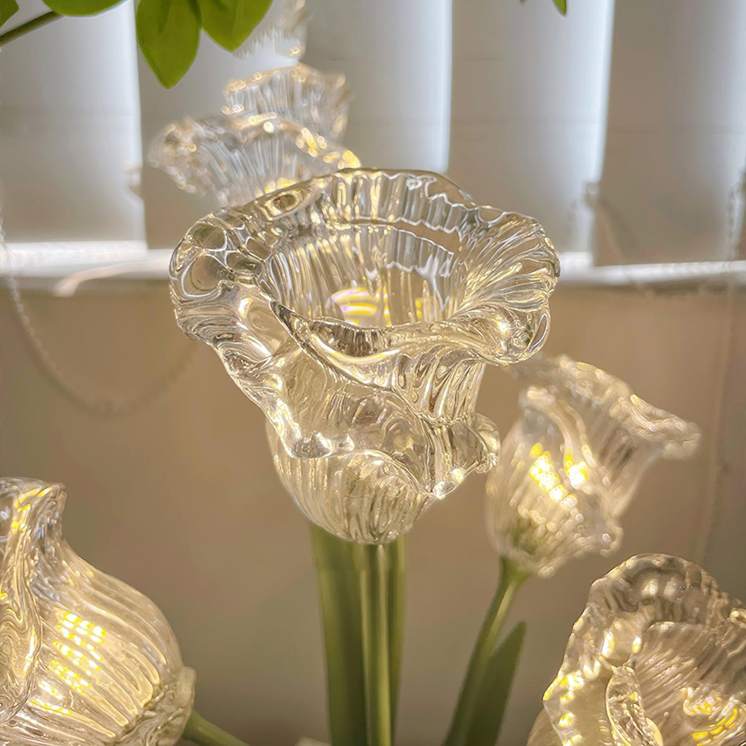 Tulip Flower Table Light, Bedside Table Lamp, detail 4