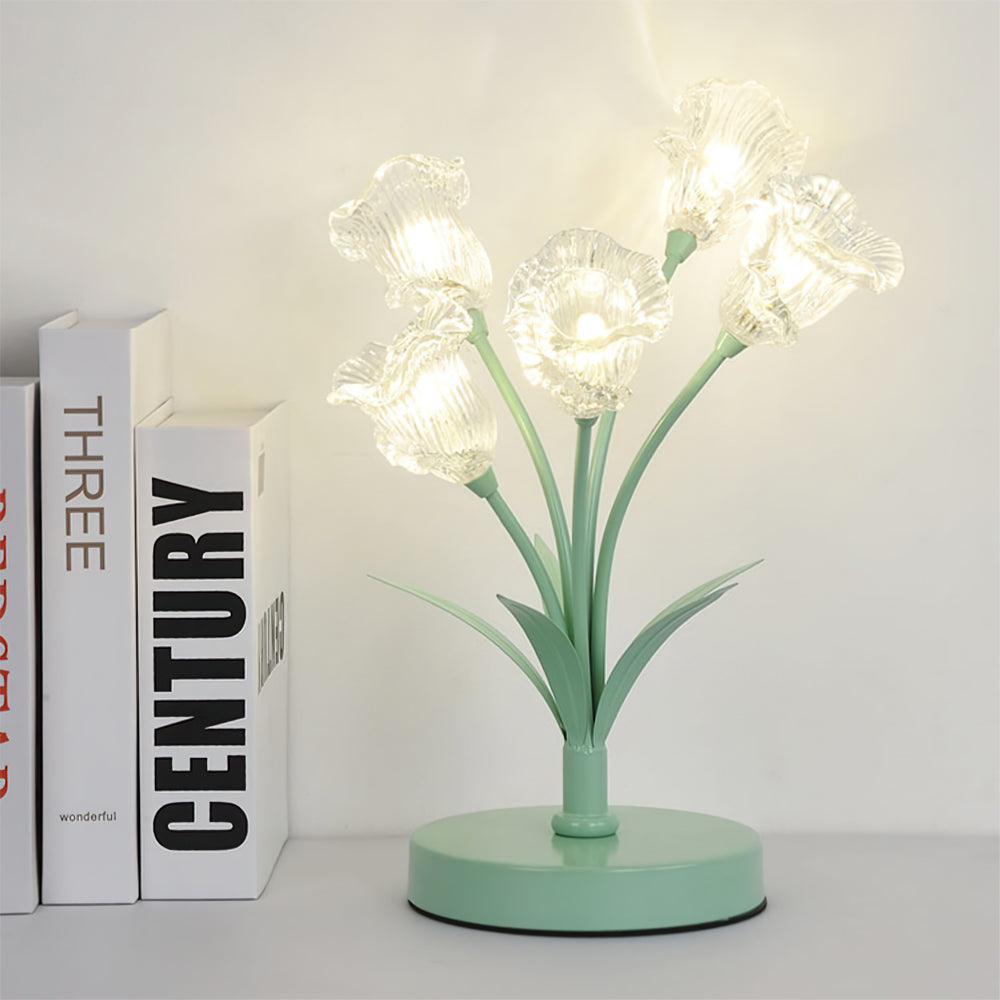 Tulip Flower Table Light, Bedside Table Lamp, detail 8