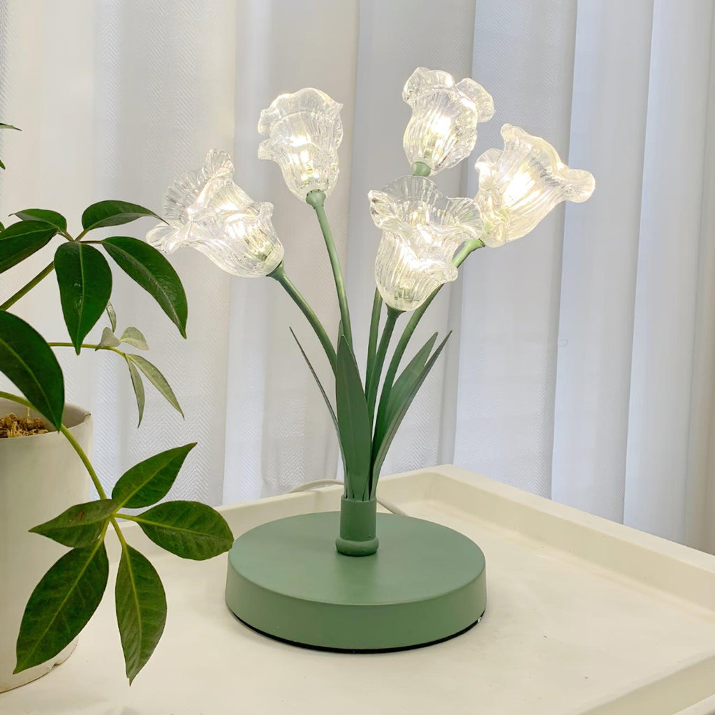 Tulip Flower Table Light, Bedside Table Lamp, detail 7