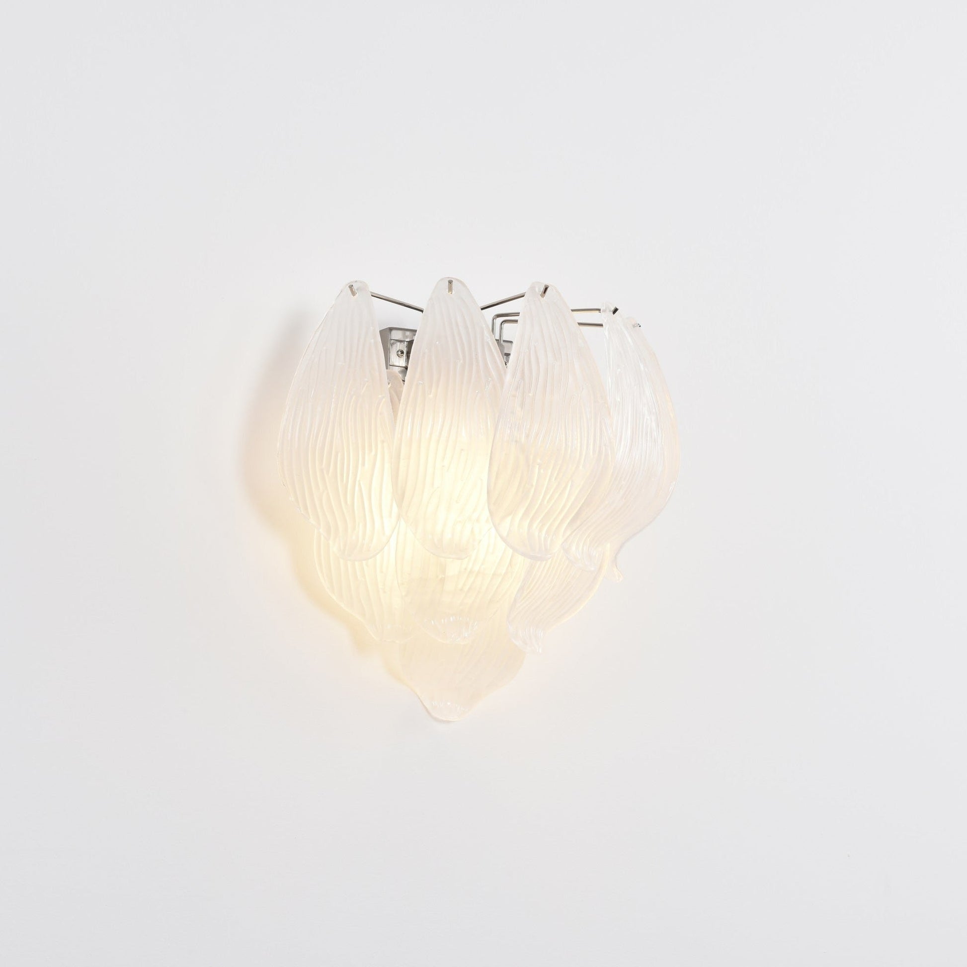 Tuliva Murano Wall Light, Hardwired Wall Sconce, detail 21