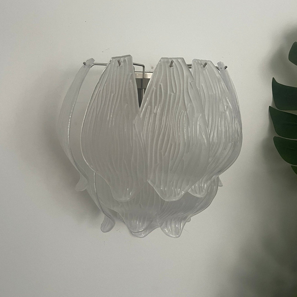 Tuliva Murano Wall Light, Hardwired Wall Sconce, detail 26