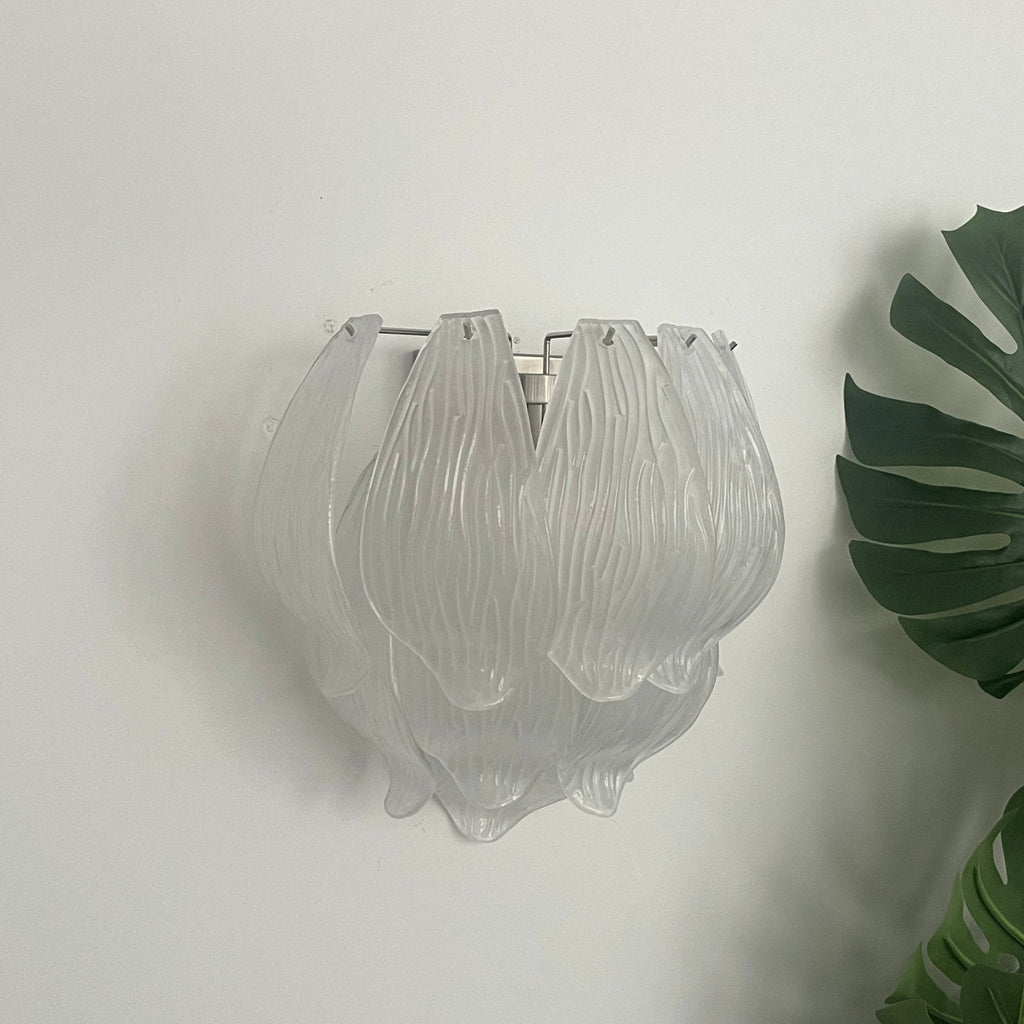 Tuliva Murano Wall Light, Hardwired Wall Sconce, detail 28