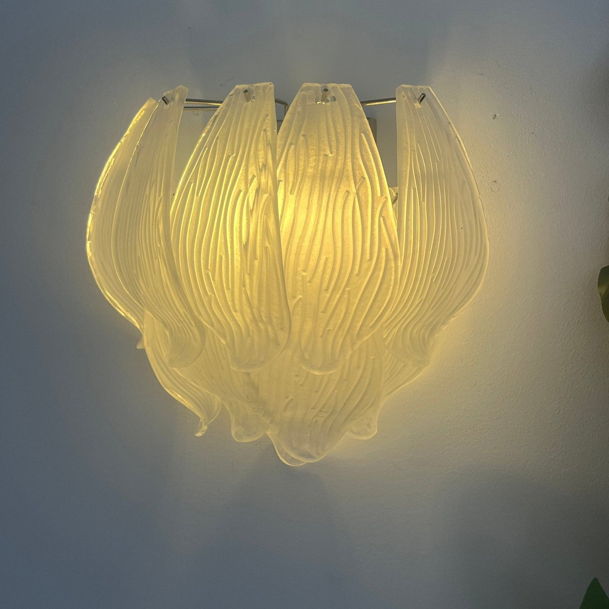 Tuliva Murano Wall Light, Hardwired Wall Sconce, detail 29