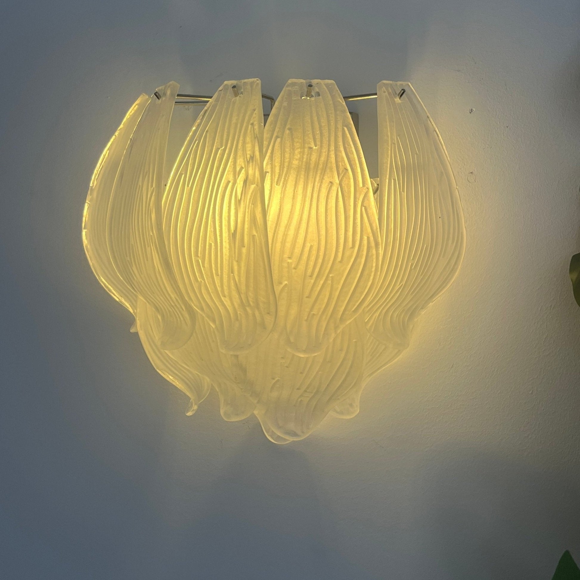 Tuliva Murano Wall Light, Hardwired Wall Sconce, detail 29