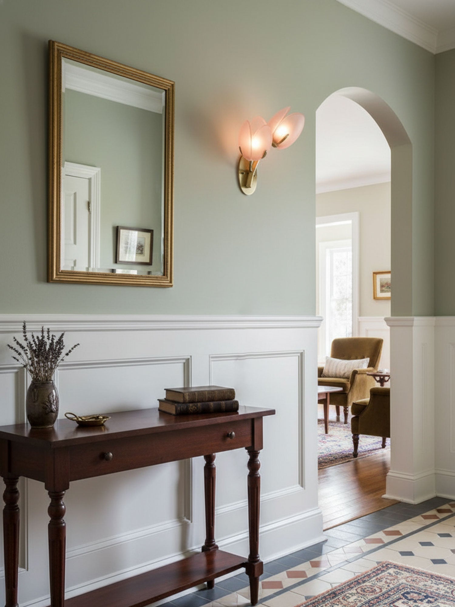 Tulyn Bloom Wall Light, Hardwired Wall Sconce, detail 7