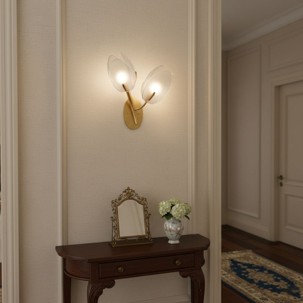Tulyn Bloom Wall Light, Hardwired Wall Sconce, detail 5