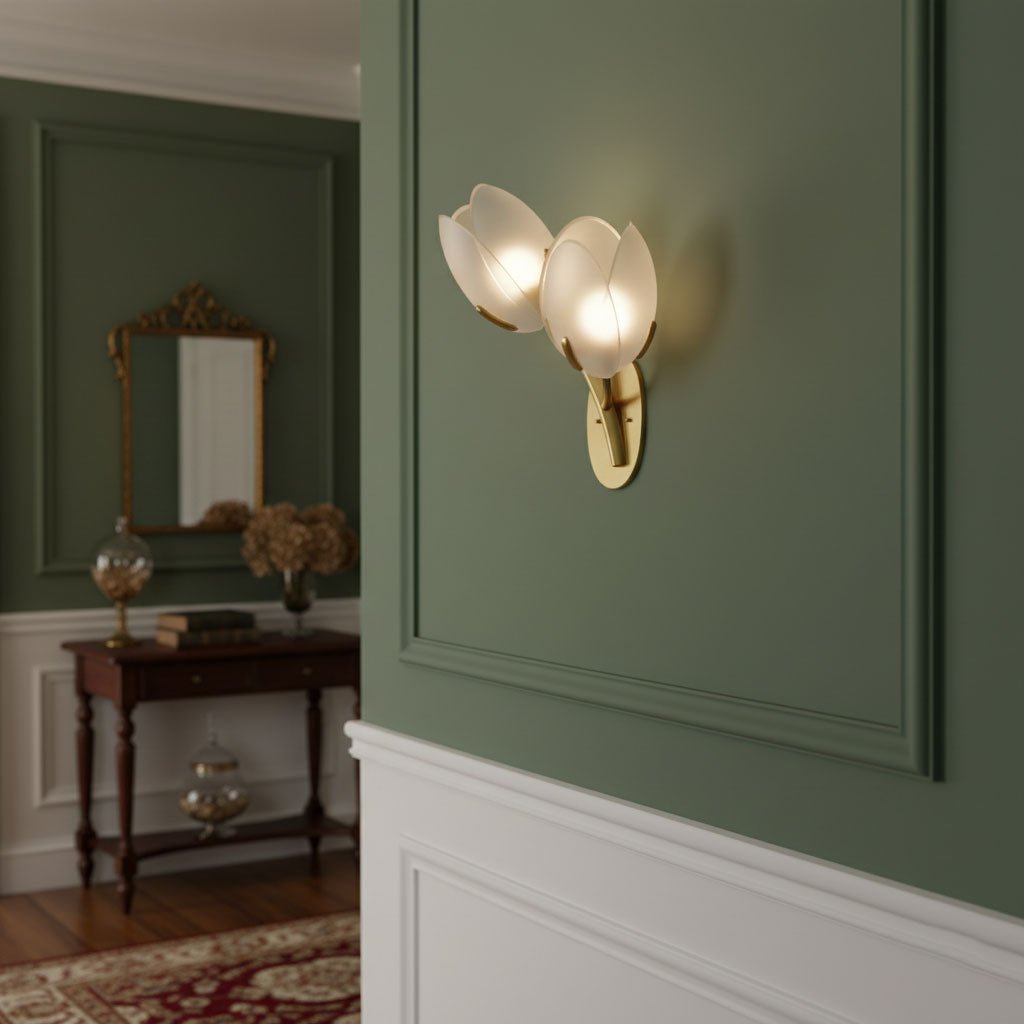 Tulyn Bloom Wall Light, Hardwired Wall Sconce, detail 12