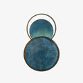 Turquoise Satellite Wall Light - Dia 26cm x H 42cm Metal, Hardwired Wall Sconce