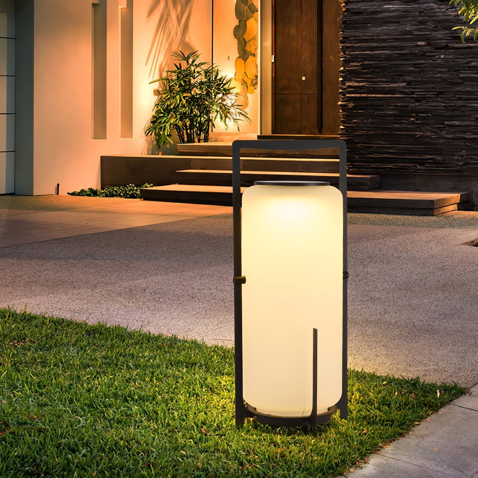 Twilight Lantern Solar Exterior Table Light, Outdoor Wall Light, detail 5
