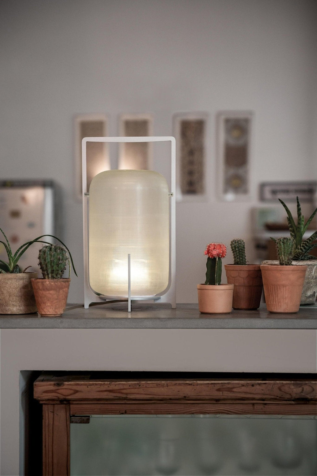Steel Twilight Lantern Table Lamp, Bedside Table Lamp, detail 12