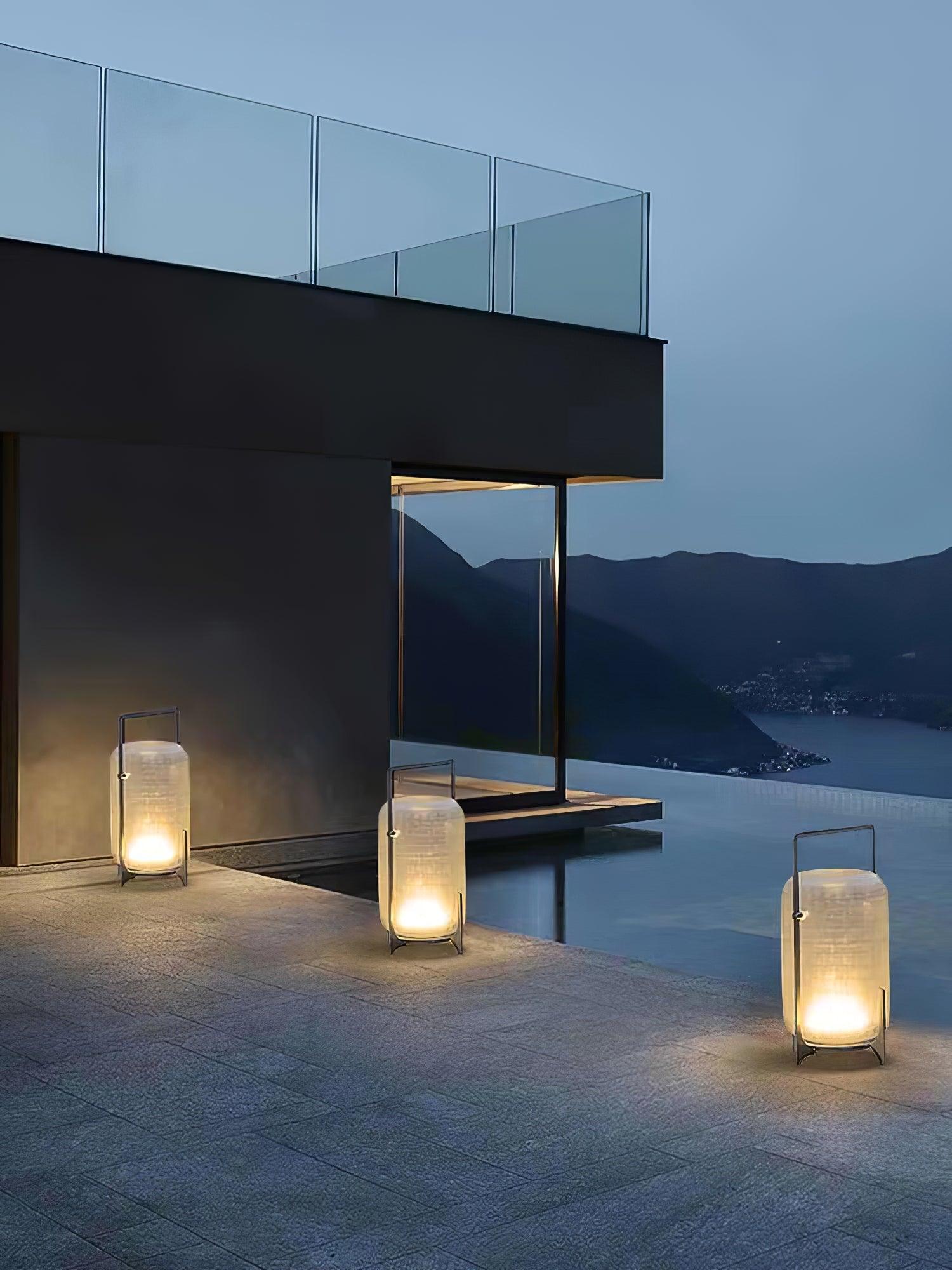 Steel Twilight Lantern Table Lamp, Bedside Table Lamp, detail 13