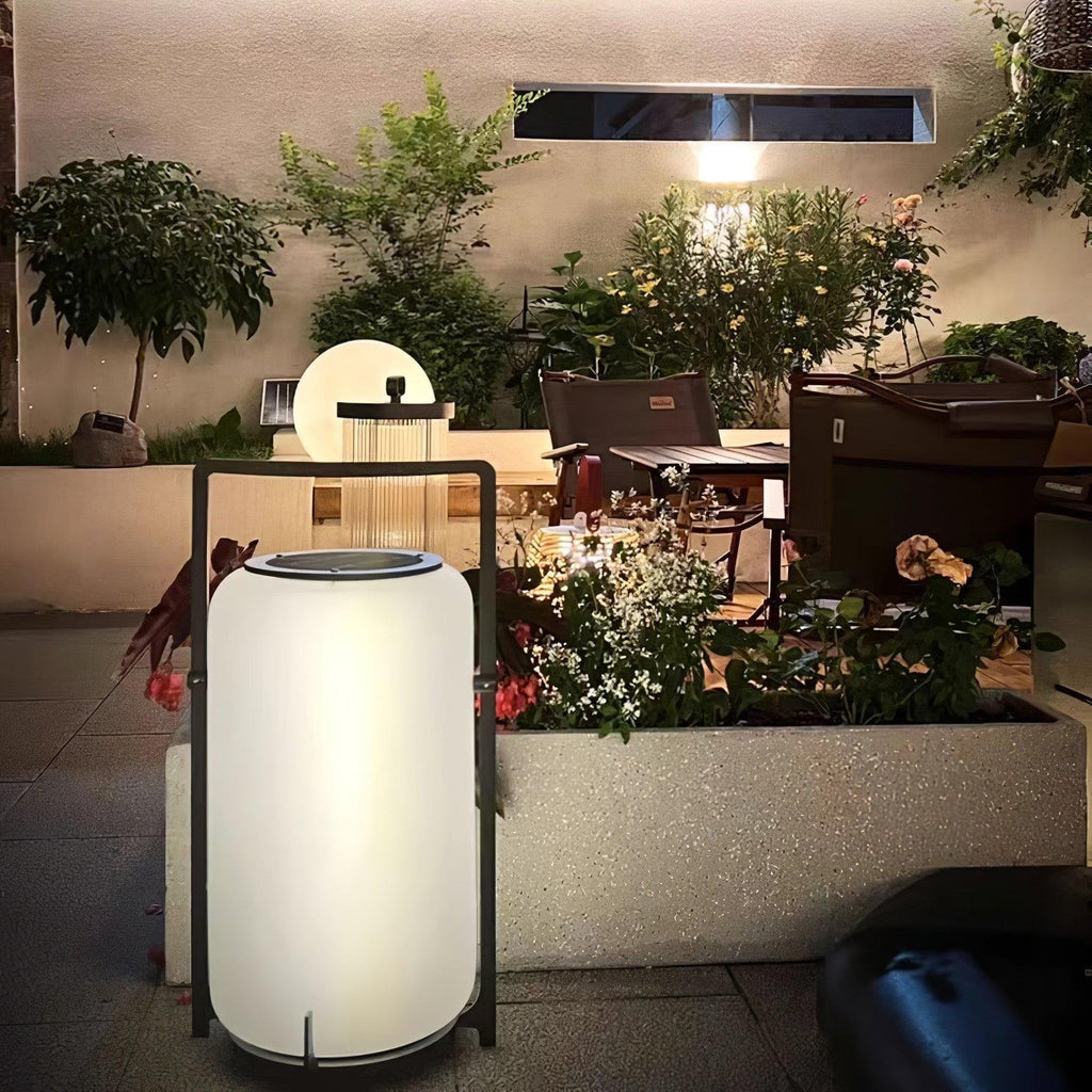 Twilight Lantern Solar Exterior Table Light, Outdoor Wall Light, detail 6