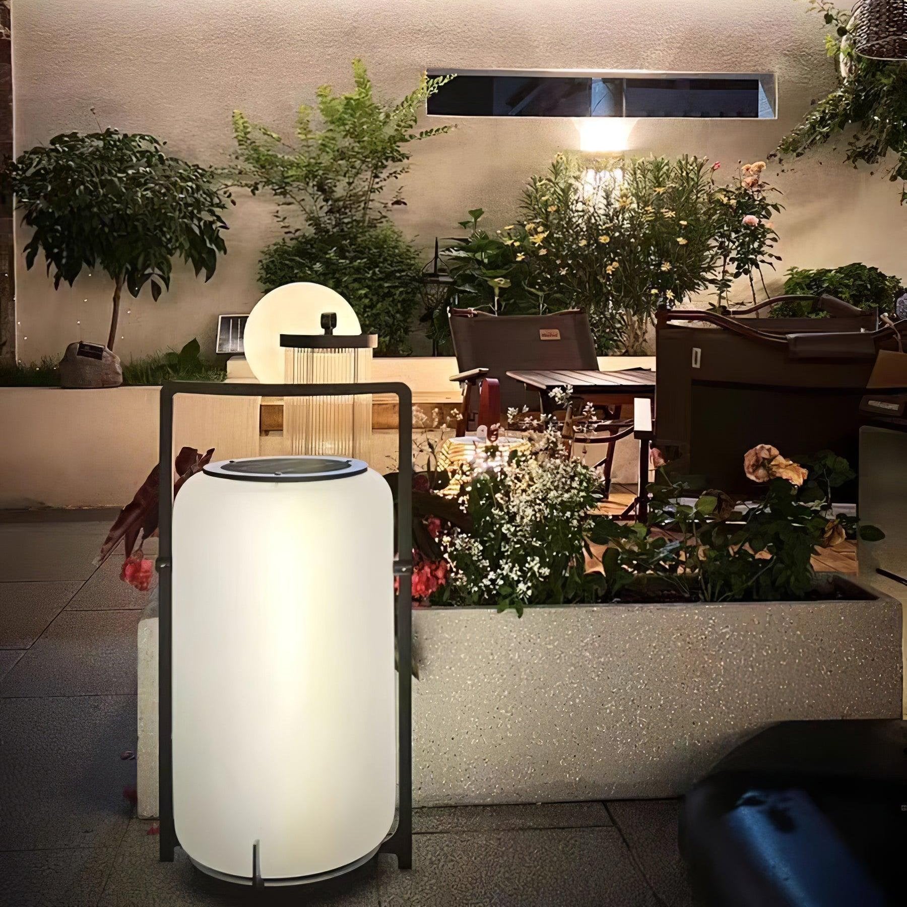 Twilight Lantern Solar Exterior Table Light, Outdoor Wall Light, detail 6
