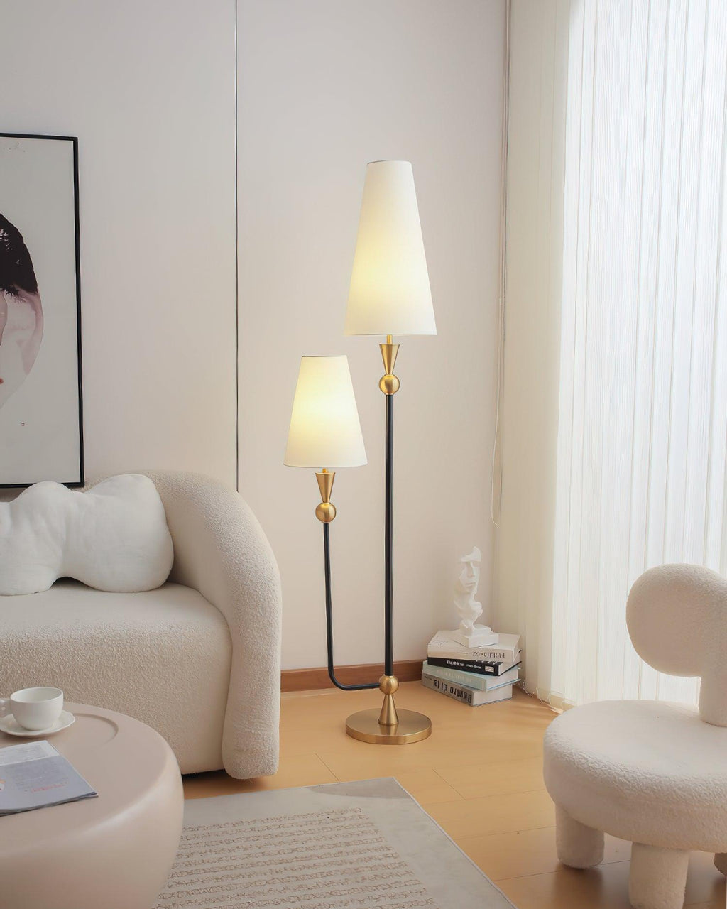 Twin Peaks Floor Light 9.8", Floor Lamp, detail 11