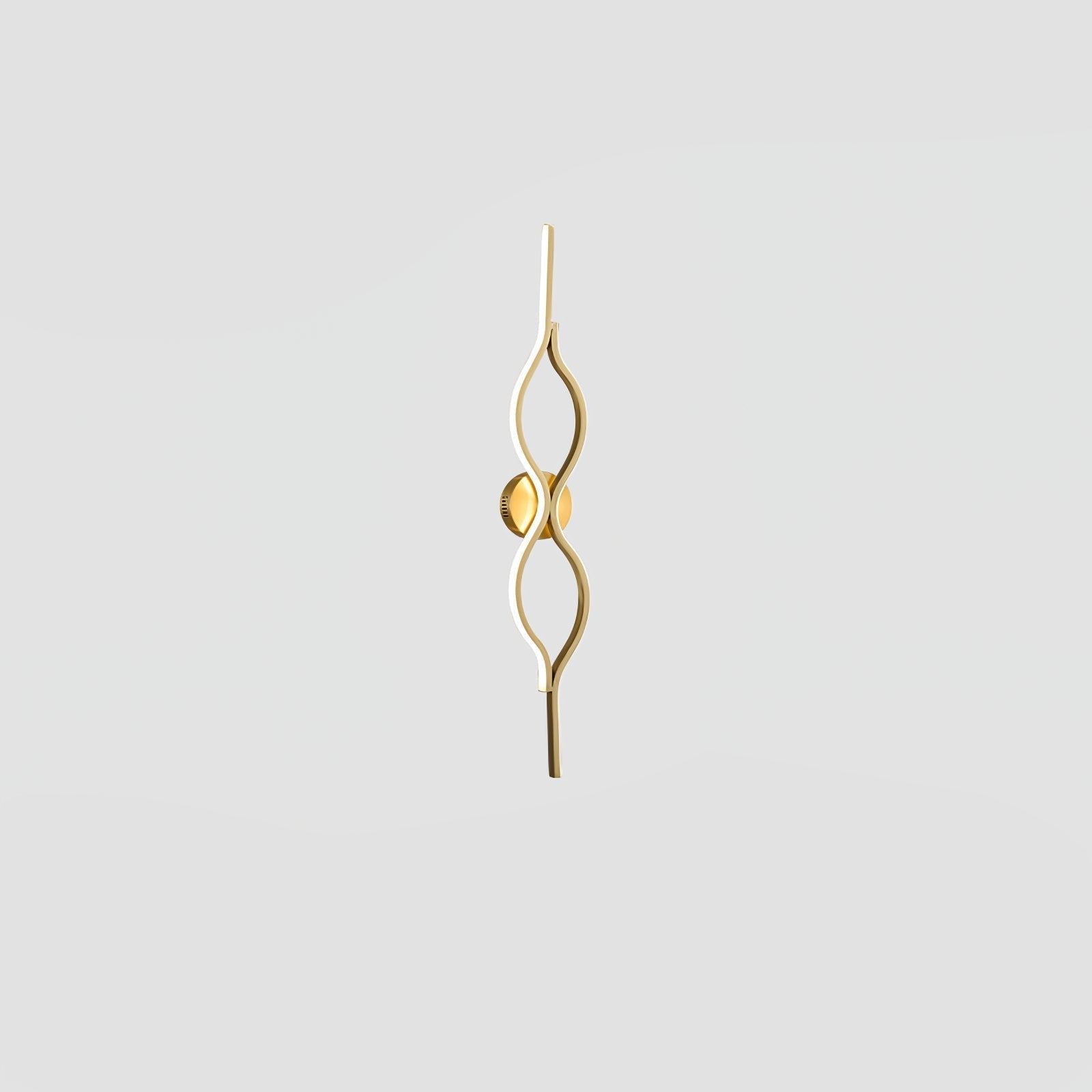 Twist Brass Wall Light, Hardwired Wall Sconce, detail 10