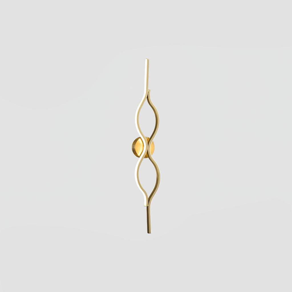 Twist Brass Wall Light, Hardwired Wall Sconce, detail 11
