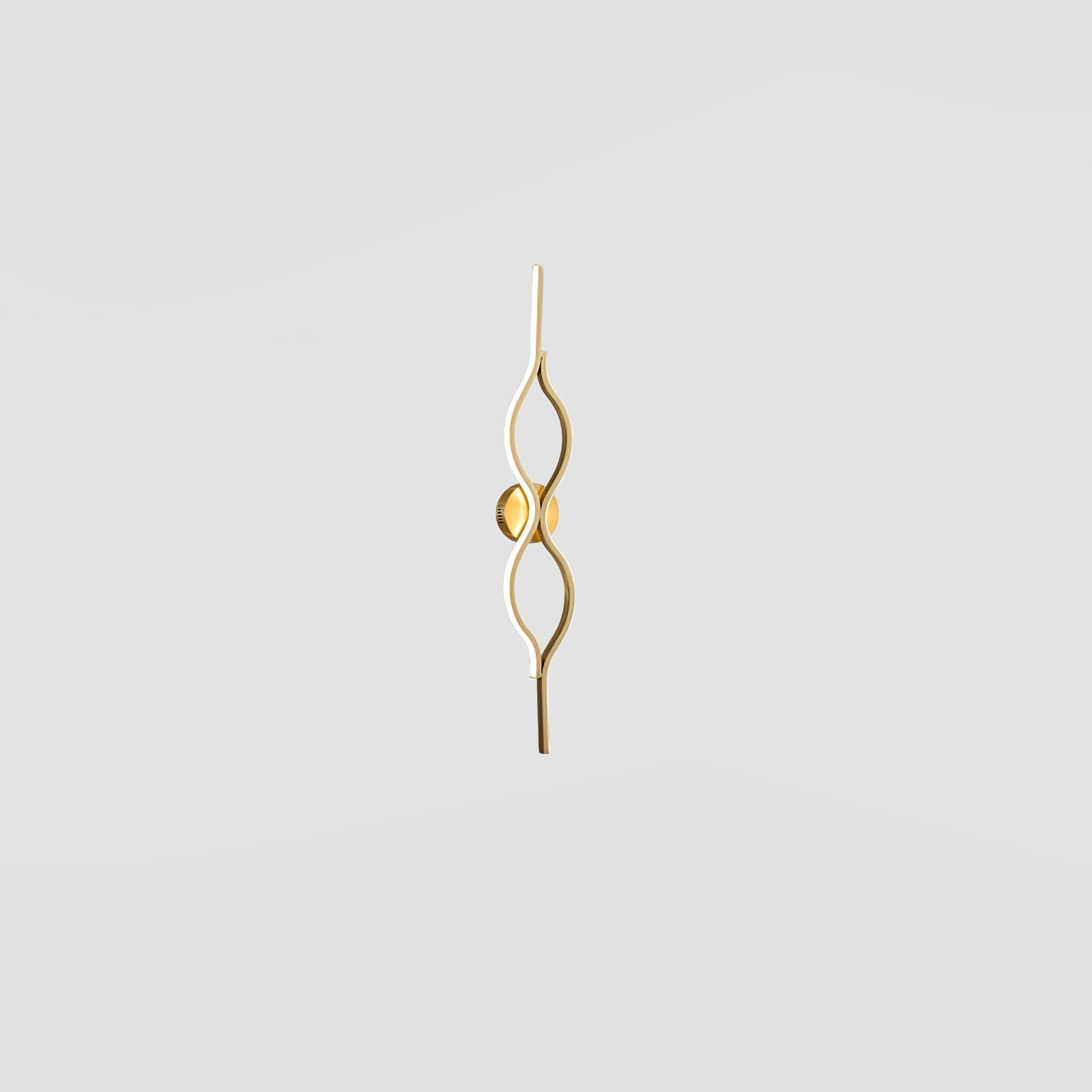 Twist Brass Wall Light, Hardwired Wall Sconce, detail 12
