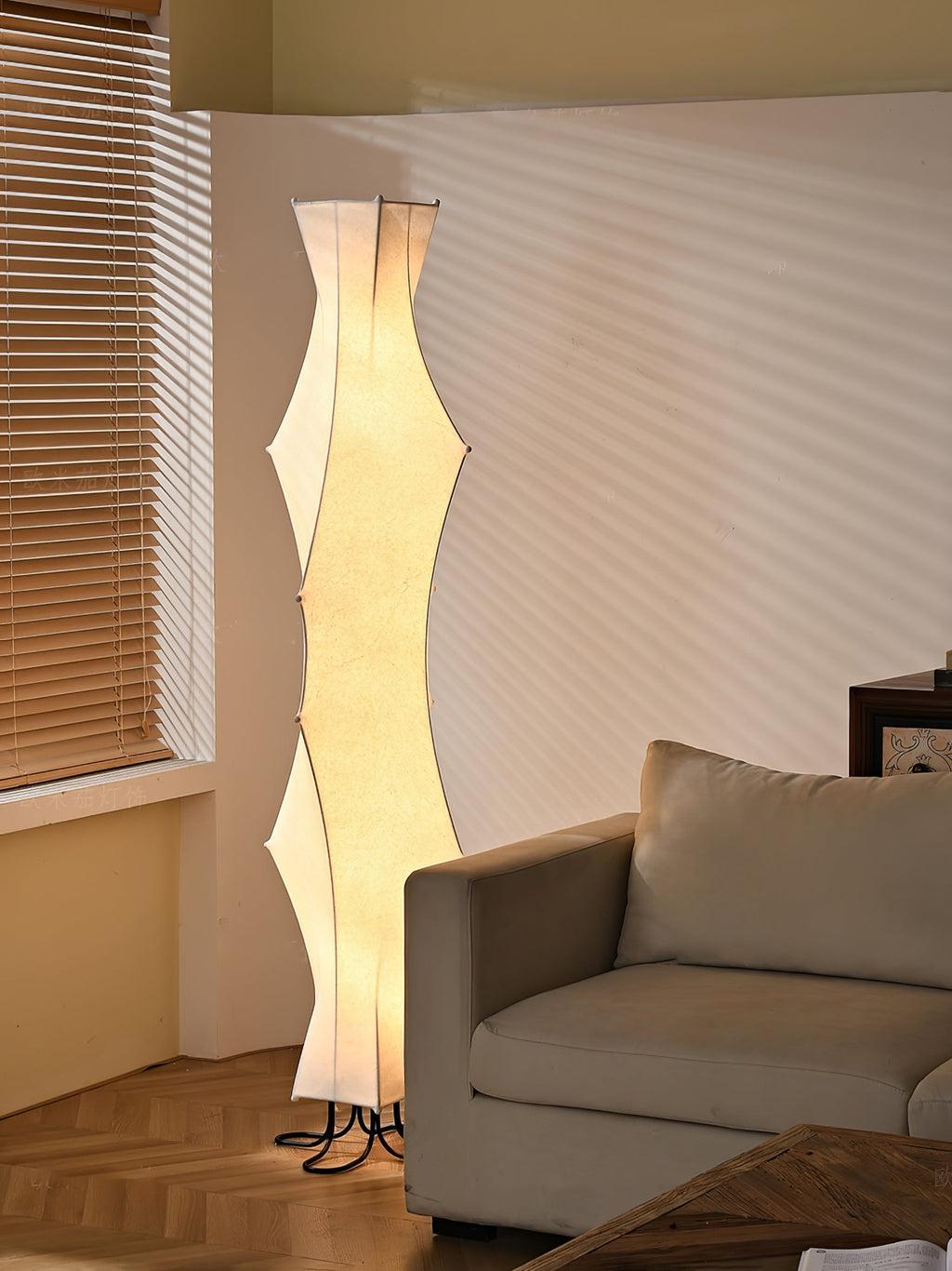 Twist Silk Floor Light, Floor Lamp, detail 22