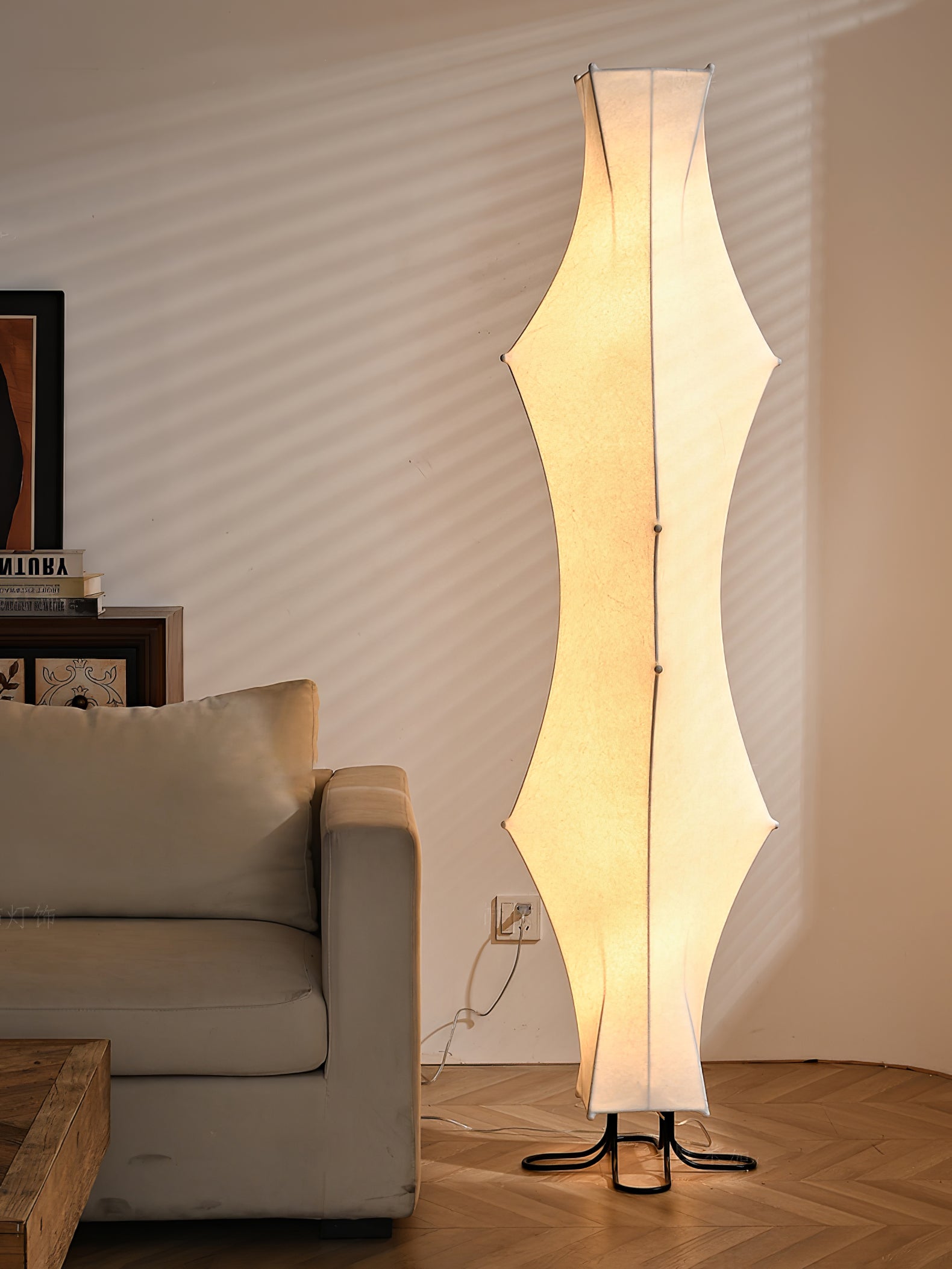 Twist Silk Floor Light, Floor Lamp, detail 13