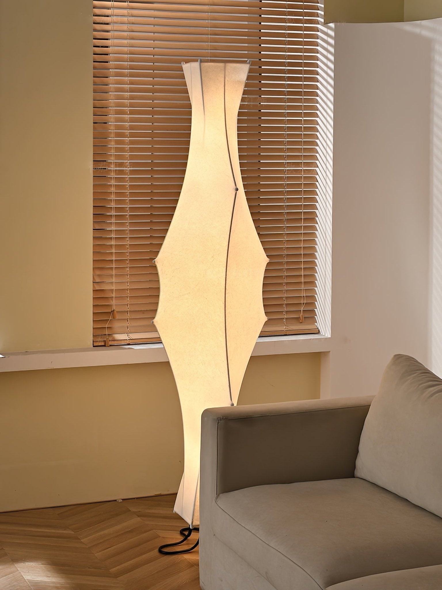 Twist Silk Floor Light, Floor Lamp, detail 7