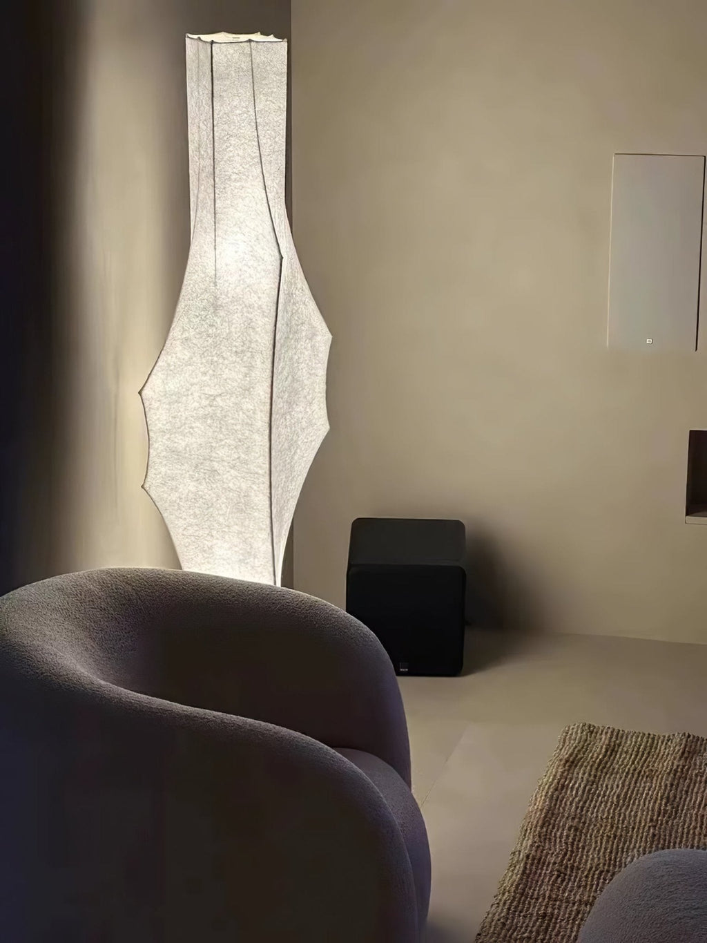 Twist Silk Floor Light, Floor Lamp, detail 4