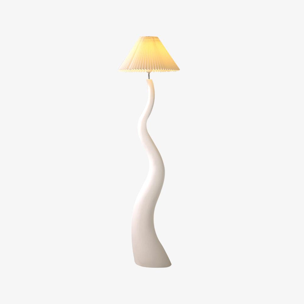 Twisted Pleated Floor Light, Floor Lamp, detail 5