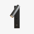 Uno Wall Light, Bedroom Wall Sconce, Metal, Φ 2″ x H 7.8″