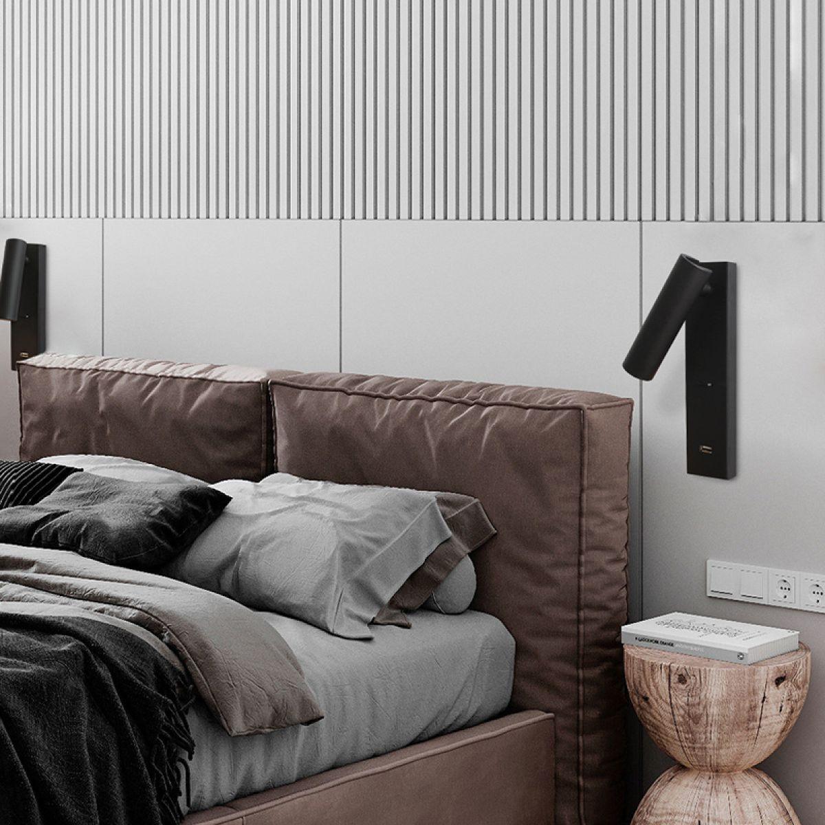 Uno Wall Light, Bedroom Wall Sconce, detail 4