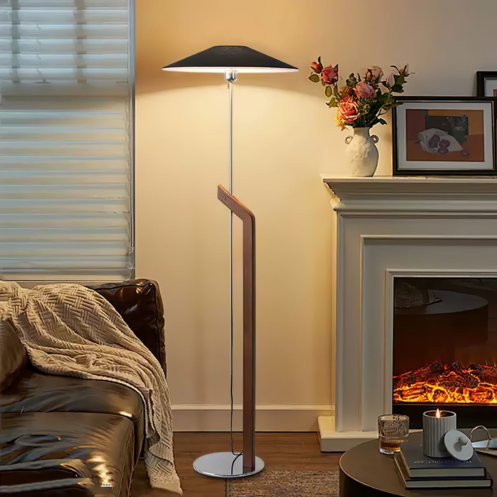 Umbrella Torchiere Floor Light, Floor Lamp, detail 15